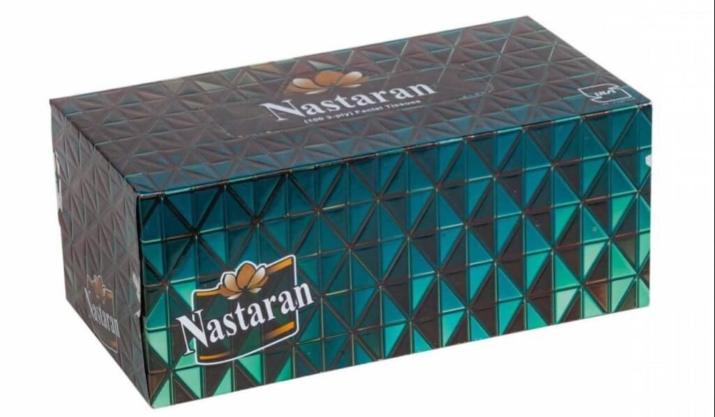 دستمال کاغذی نسترن ساخته شده از الیاف استاندارد